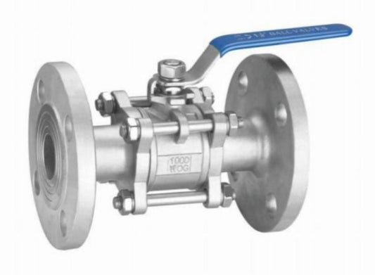 THREE PIECE FLANGE BALL VALVE