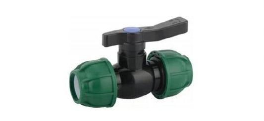 QUICK FITTING ALL PLASTIC TWO-WAY BALL VALVE