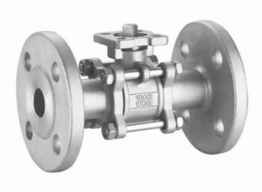THREE PIECE HIGH PLATFORM FLANGE BALL VALVE