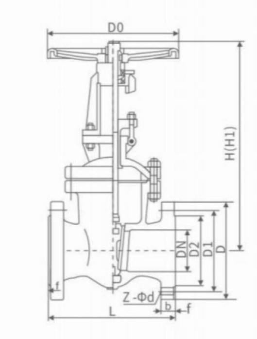 GB STANDARD WEDGE GATE VALVE