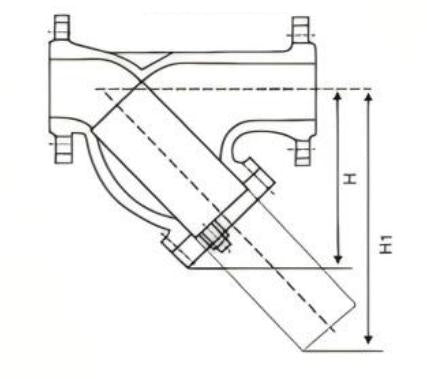 Y-SHAPED FILTER FLANGE
