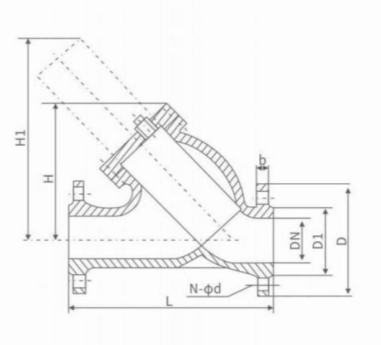Y-TYPE FLANGE STRAINER
